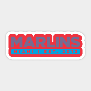 Marlins #2 Sticker